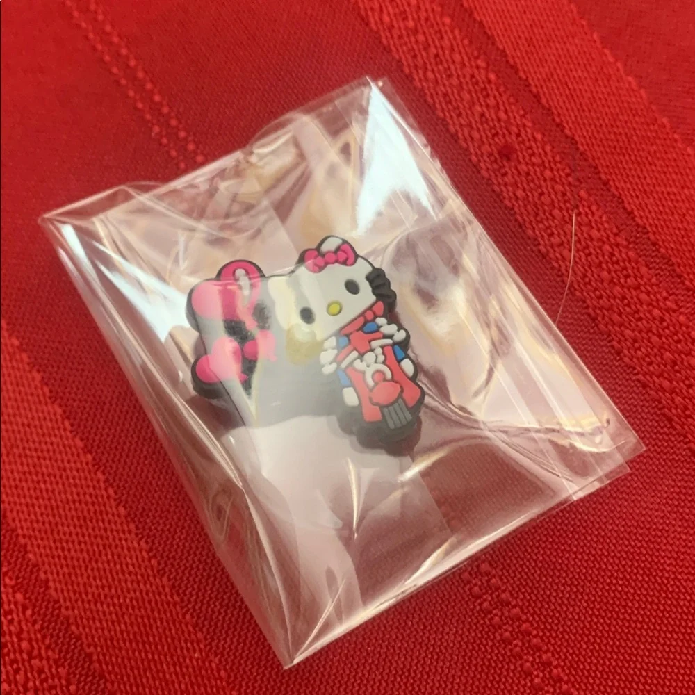 Hello Kitty Pink and Black Charm jibbitz